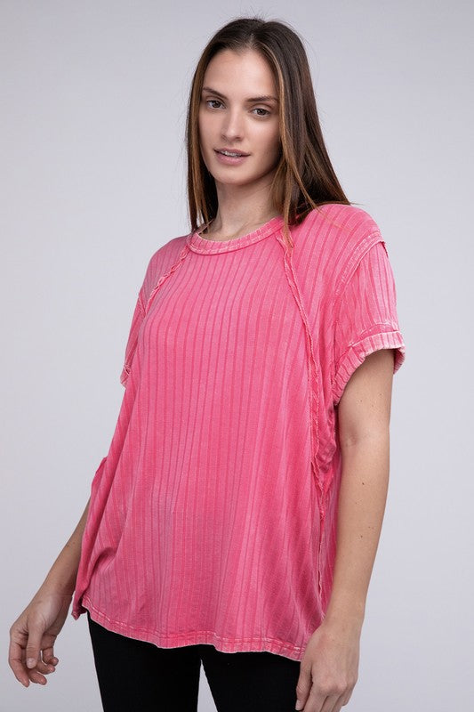 Dolman Sleeve Boat-Neck Top