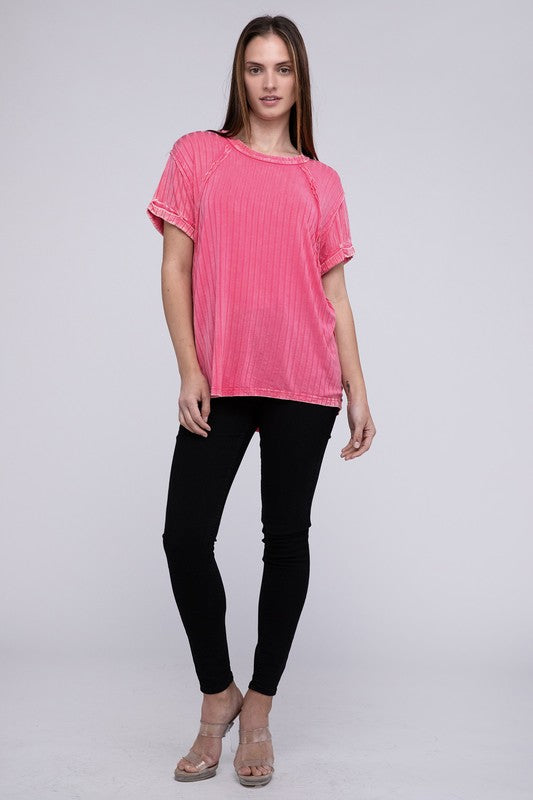 Dolman Sleeve Boat-Neck Top