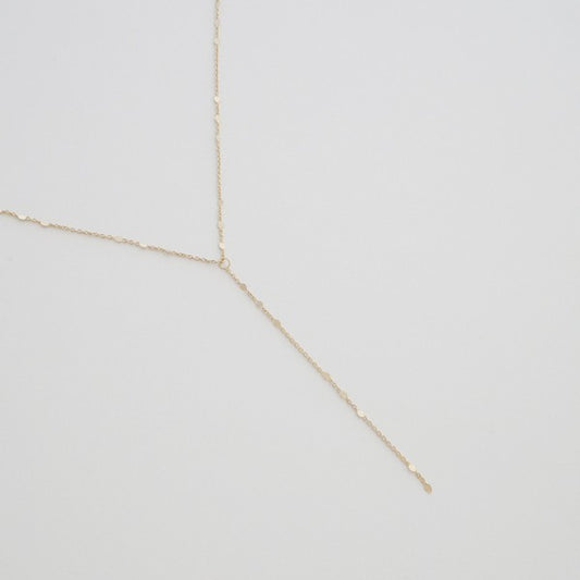 Morse Code Lariat Necklace, Dainty Jewelry