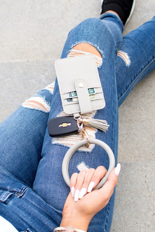 Key Ring Wallet Bracelets