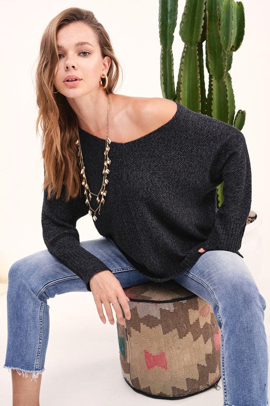 Winnie Off Shoulder Sweater