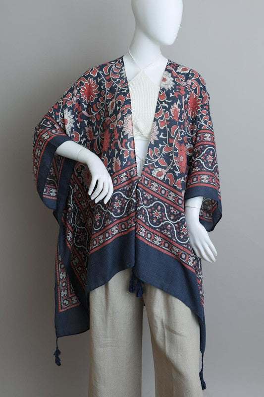 Touch of Morroco Tapestry Tassel Kimono