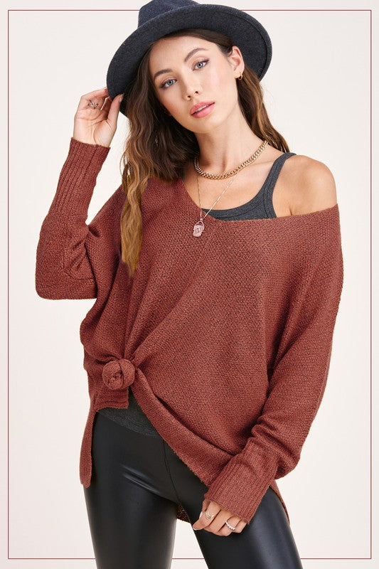 Winnie Off Shoulder Sweater