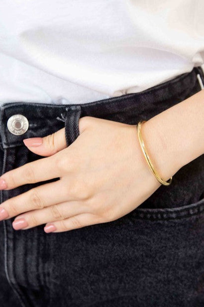 Solid Bar Cuff Bracelet