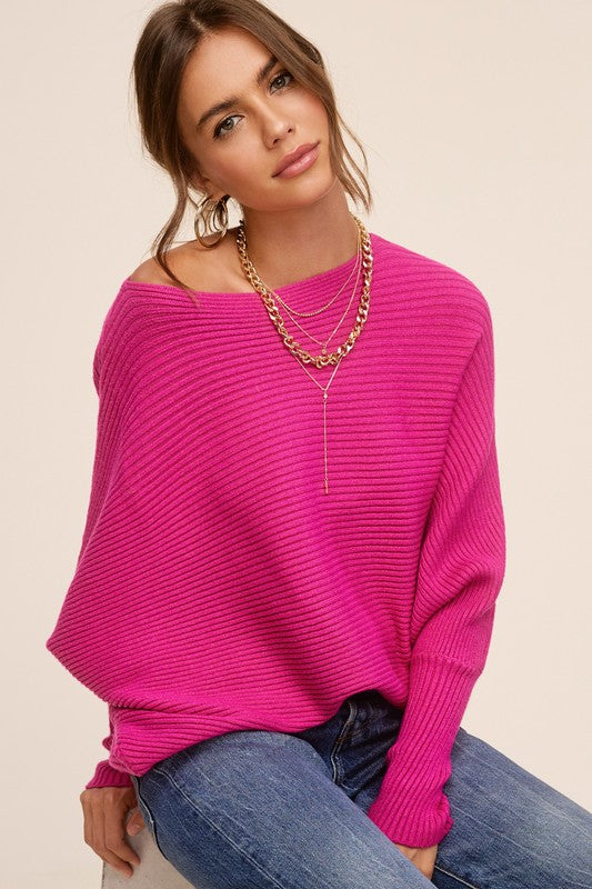 Mae Off Shoulder Sweater