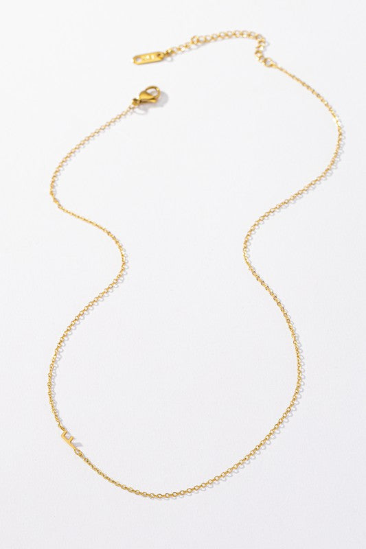 Initial Gold Dipped Pendant Necklaces, Mother's Day