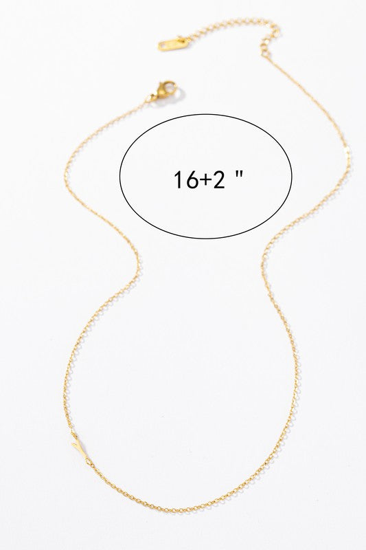 Initial Gold Dipped Pendant Necklaces, Mother's Day