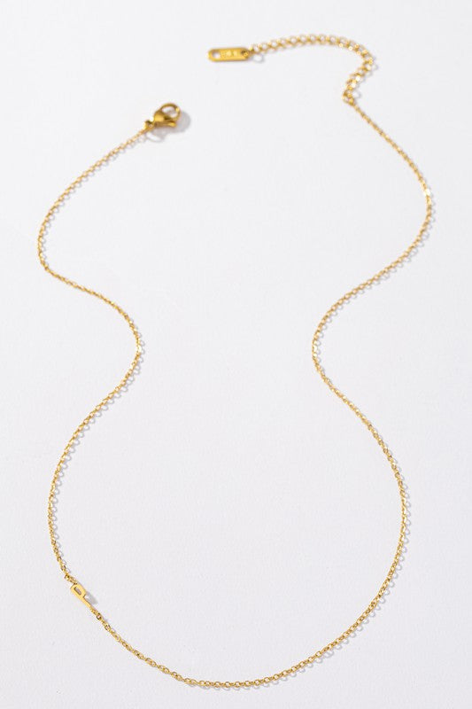 Initial Gold Dipped Pendant Necklaces, Mother's Day