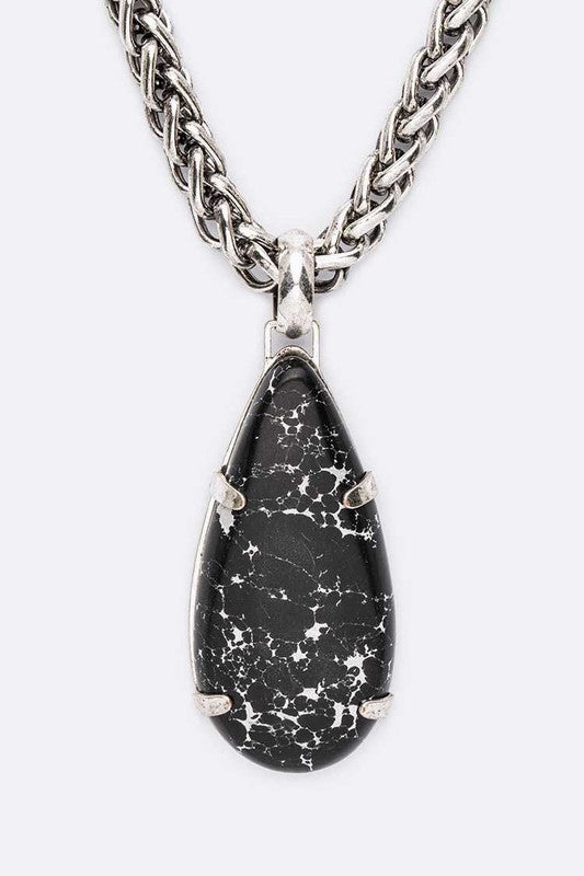 Teardrop Western Necklace