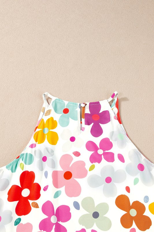 PiPPY Cute Floral Print Vest