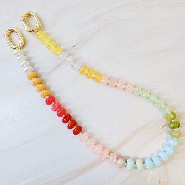 Bag Charm Colorful Beads