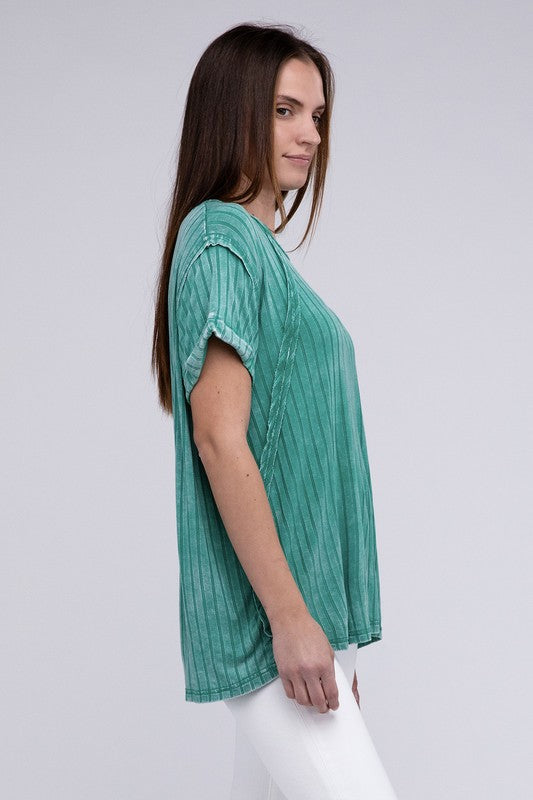 Dolman Sleeve Boat-Neck Top