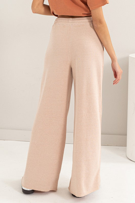 High Rise Wide Leg Pants