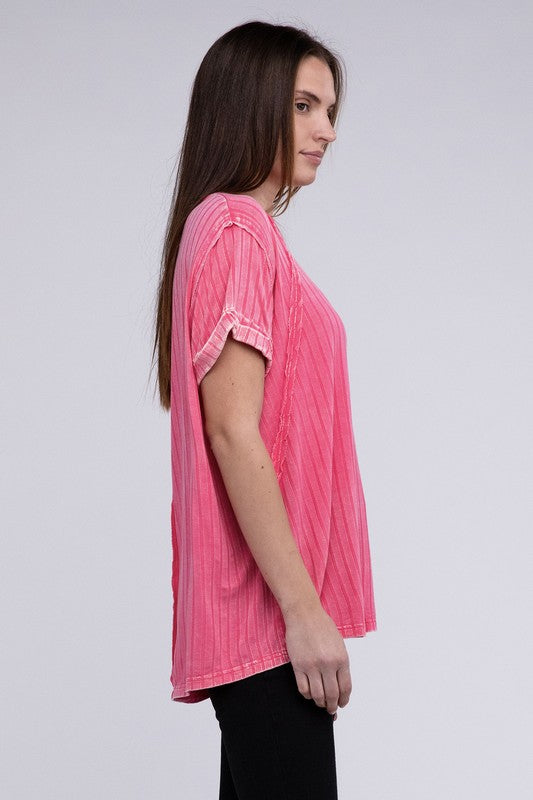 Dolman Sleeve Boat-Neck Top