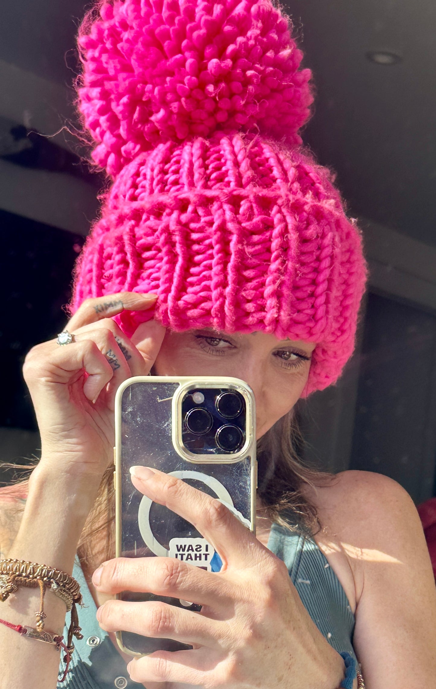 Barbie Pink Beanie Hat