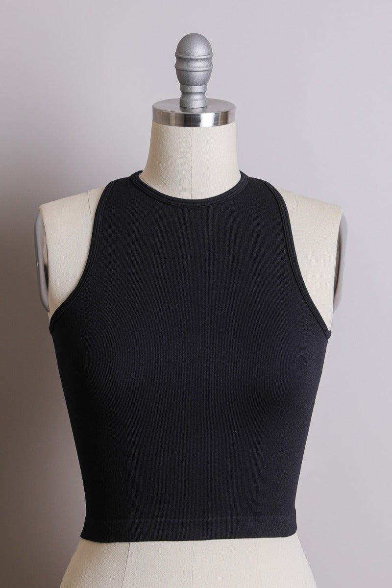 High Neck Seamless Tank