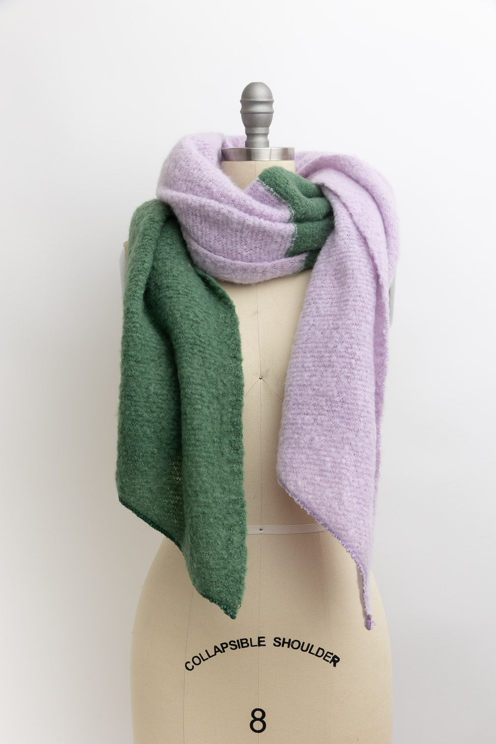 Cozy Double Tone Scarf Scarves Lavender