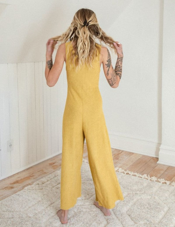 The Yucca Jumpsuit - Honey