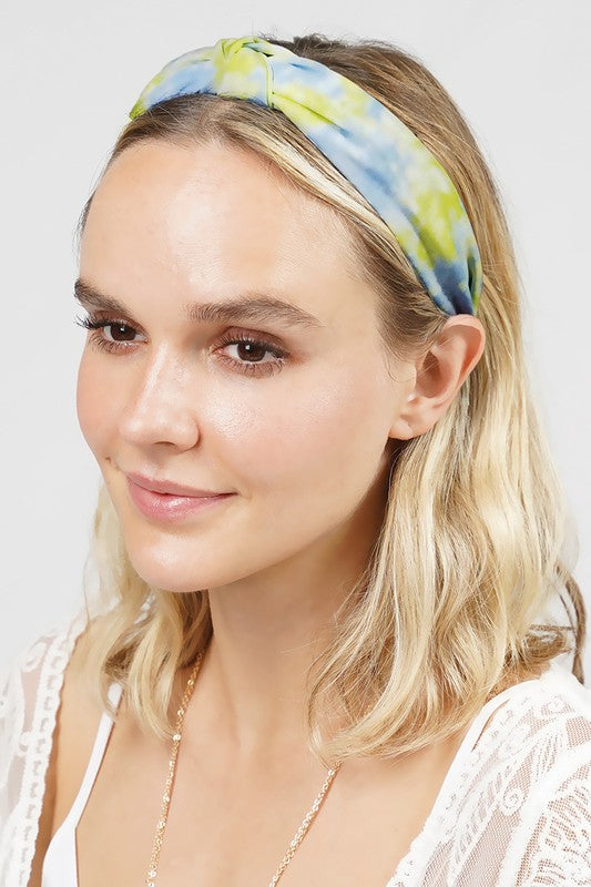 Watercolor Tie Dye Headband