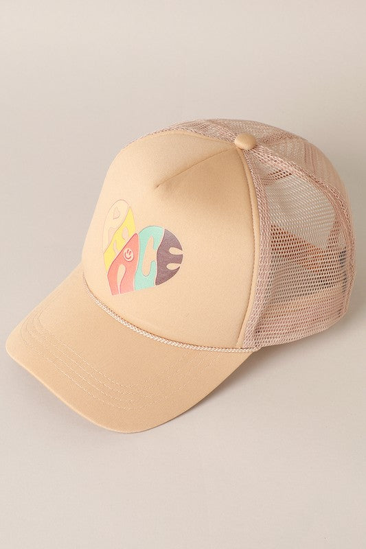 PEACE Foam Trucker Hat