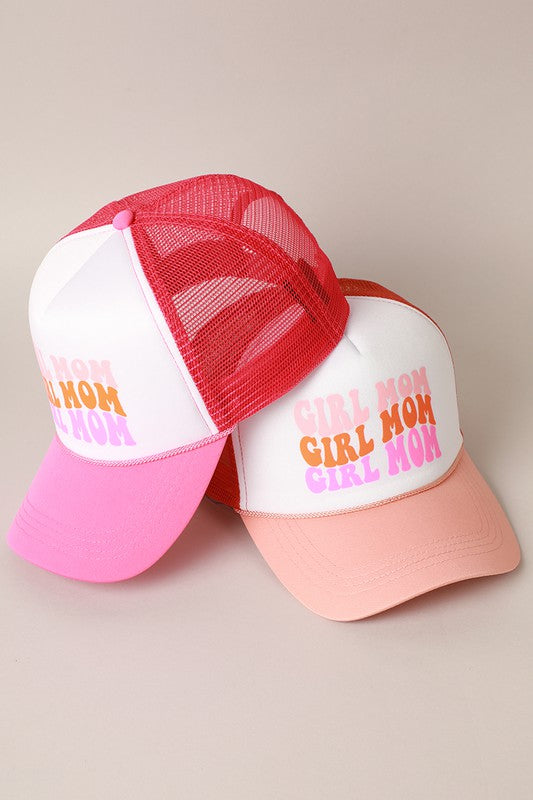 GIRL MOM Foam Trucker Hat