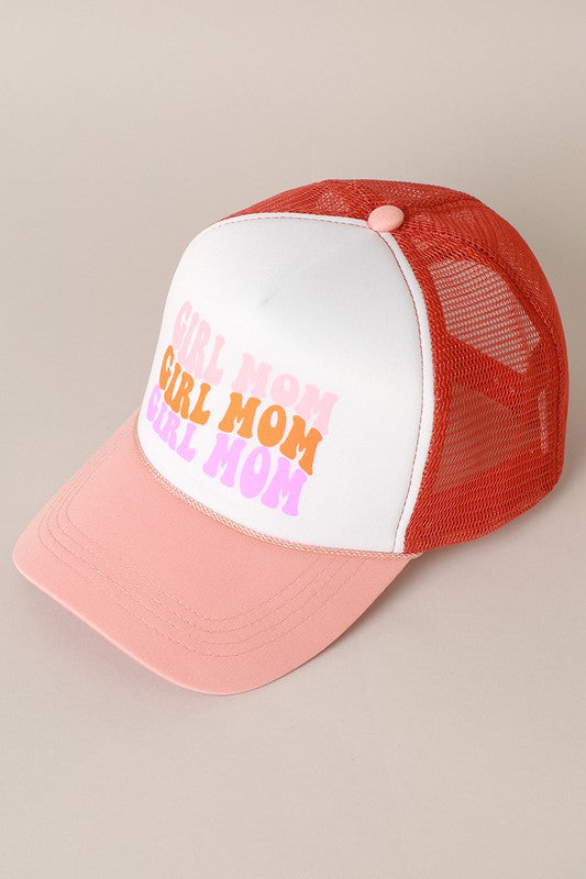 GIRL MOM Foam Trucker Hat